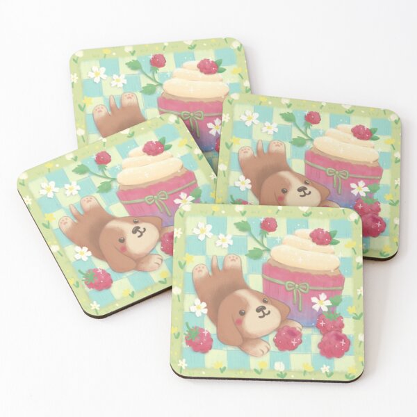 Item preview, Beagle's Picnic Day with Raspberry Cupcake designed and sold by Kyut-Yum.