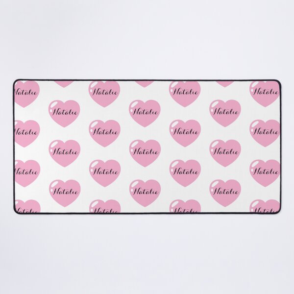 Item preview, Natalie Name with Pink Heart designed and sold by Monika Howarth.