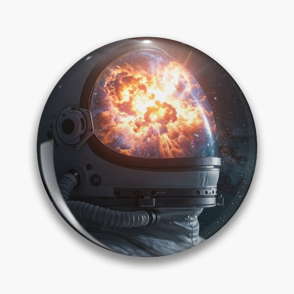 Item preview, Exploding Mind Astronaut – Surreal Space Art designed and sold by Collision19.