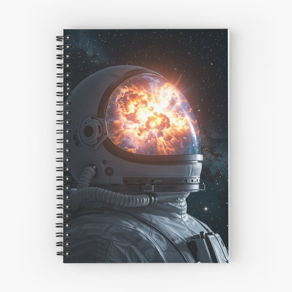 Item preview, Exploding Mind Astronaut – Surreal Space Art designed and sold by Collision19.