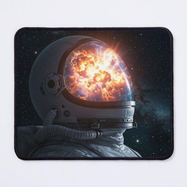 Item preview, Exploding Mind Astronaut – Surreal Space Art designed and sold by Collision19.