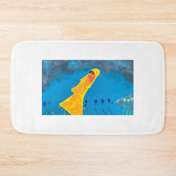 Item preview, Yellow Moai designed and sold by Tyfrad.