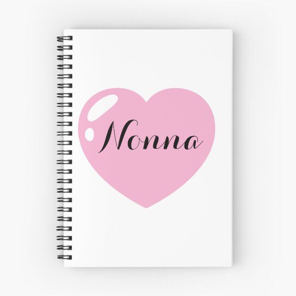Item preview, Nonna Name with Pink Heart  designed and sold by Artbymonika.
