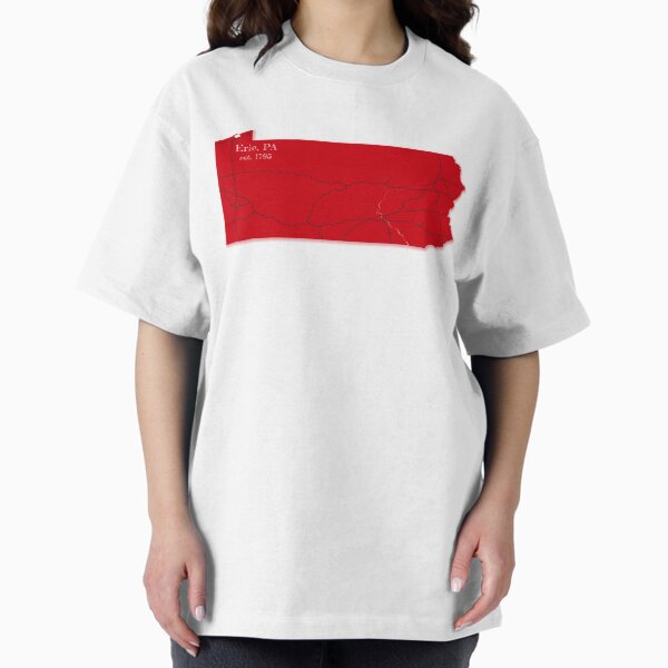 Item preview, Erie, PA [Red] designed and sold by PhilbonianDezin.