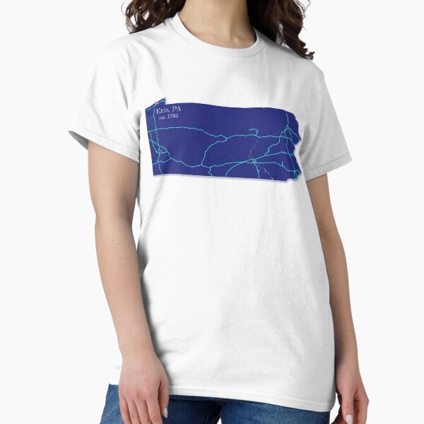 Item preview, Erie, PA [Blue] designed and sold by PhilbonianDezin.