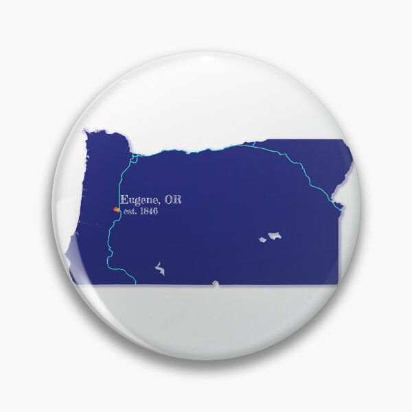 Item preview, Eugene, OR [Blue] designed and sold by PhilbonianDezin.