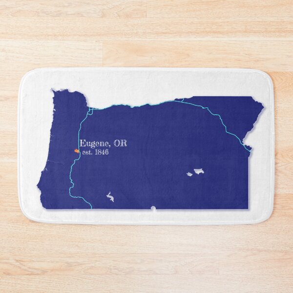 Item preview, Eugene, OR [Blue] designed and sold by PhilbonianDezin.