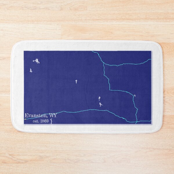 Item preview, Evanston, WY [Blue] designed and sold by PhilbonianDezin.