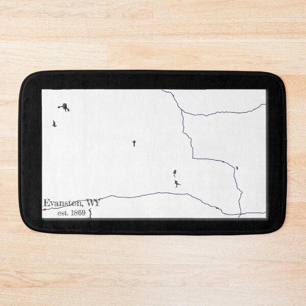 Item preview, Evanston, WY [White] designed and sold by PhilbonianDezin.