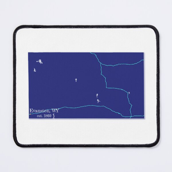 Item preview, Evanston, WY [Blue] designed and sold by PhilbonianDezin.