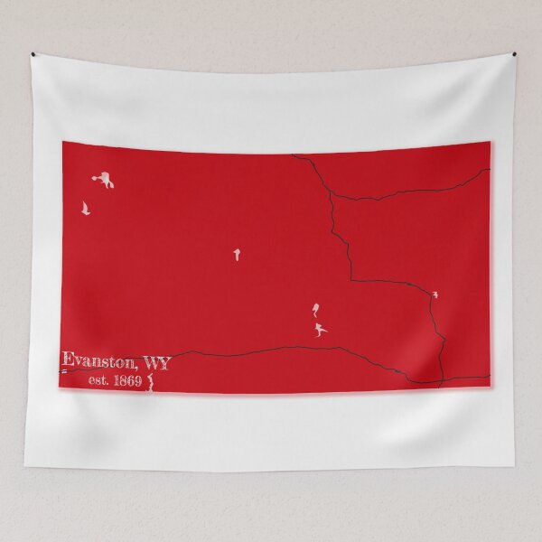 Item preview, Evanston, WY [Red] designed and sold by PhilbonianDezin.
