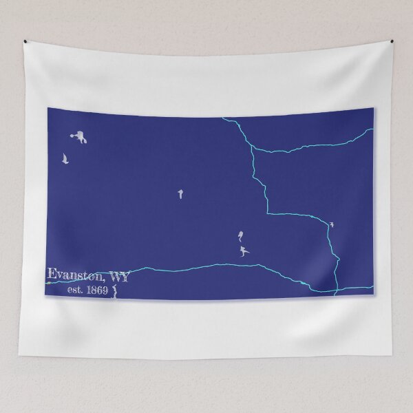 Item preview, Evanston, WY [Blue] designed and sold by PhilbonianDezin.