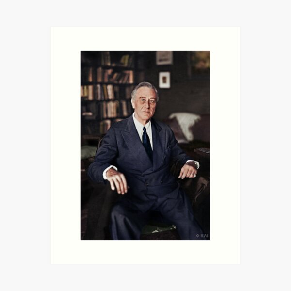 Item preview, Franklin D. Roosevelt, 1945 colorized designed and sold by KAI-Studio.