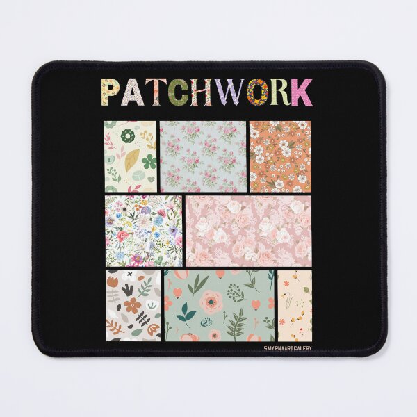 Item preview, Patchwork Floral Boho Collage T-Shirt for Cottagecore Lovers designed and sold by SmyrnaArtGalery.