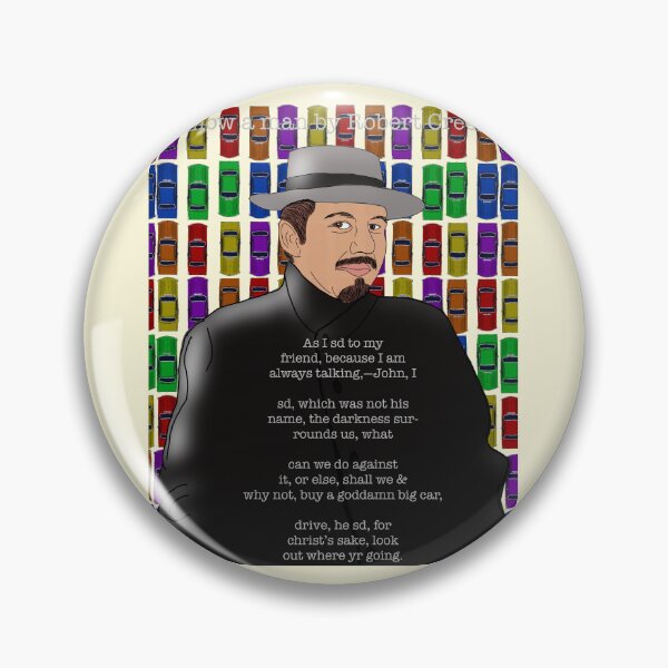 Item preview, i know a man by Robert Creeley designed and sold by TLBugg.