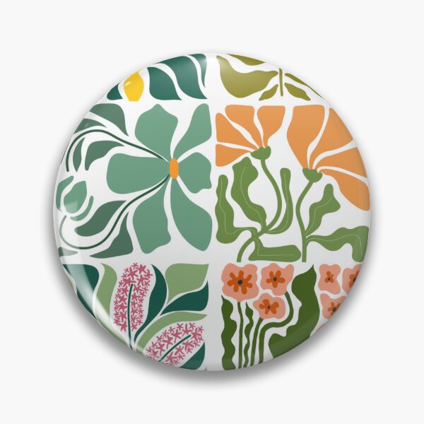 Item preview, Abstract floral mosaic designed and sold by BayPrints.