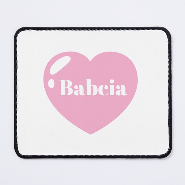 Item preview, Babcia Name with Pink Heart designed and sold by Artbymonika.
