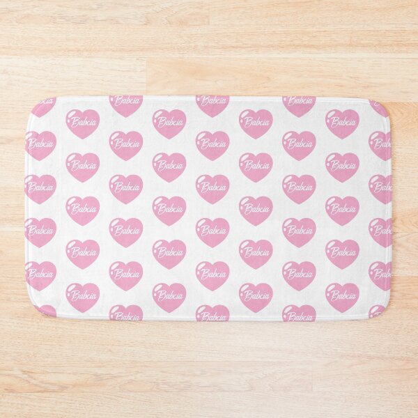 Item preview, Babcia Name with Pink Heart  designed and sold by Monika Howarth.