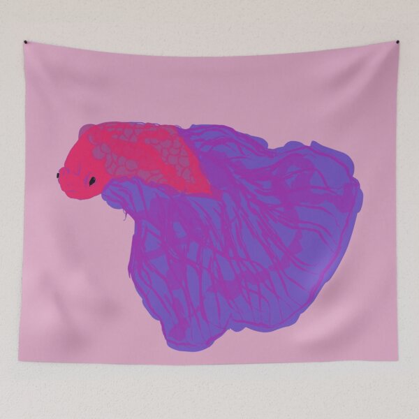 Item preview, Trippy Beta Fish designed and sold by RoydonRoadTees.