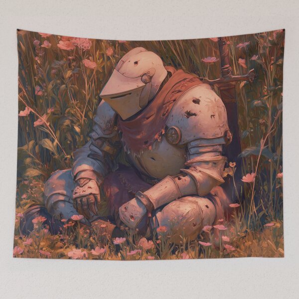 Item preview, Warrior Resting Among Flowers designed and sold by Rtymer.