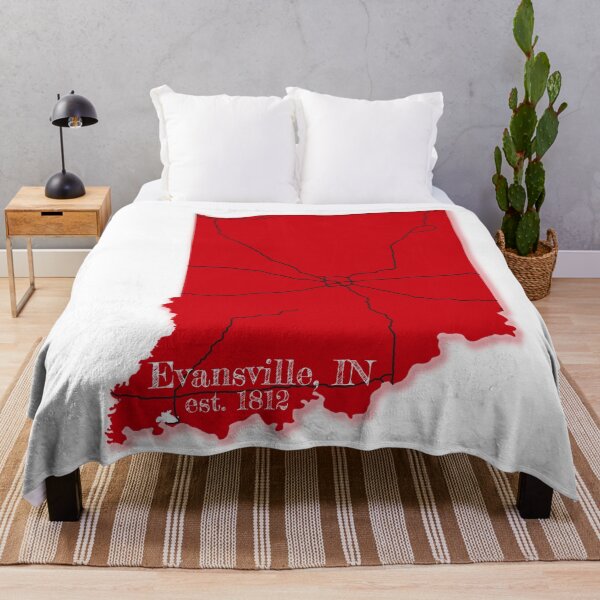 Item preview, Evansville, IN [Red] designed and sold by PhilbonianDezin.