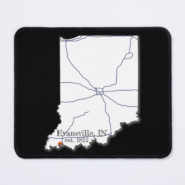Item preview, Evansville, IN [White] designed and sold by PhilbonianDezin.
