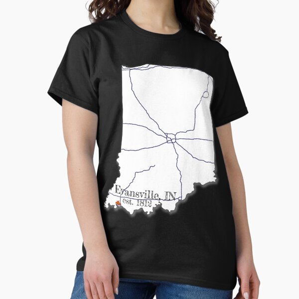 Item preview, Evansville, IN [White] designed and sold by PhilbonianDezin.