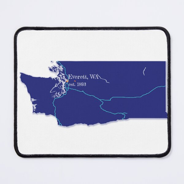 Item preview, Everett, WA [Blue] designed and sold by PhilbonianDezin.