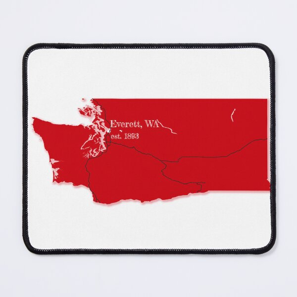 Item preview, Everett, WA [Red] designed and sold by PhilbonianDezin.