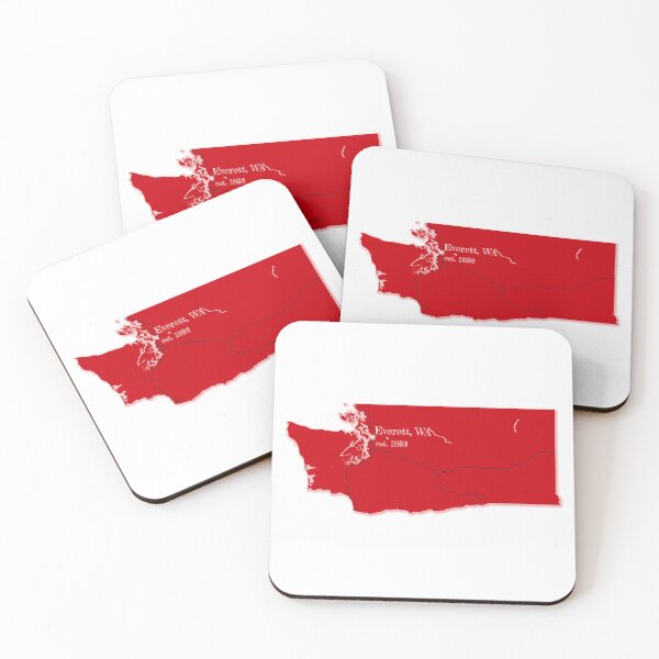 Item preview, Everett, WA [Red] designed and sold by PhilbonianDezin.