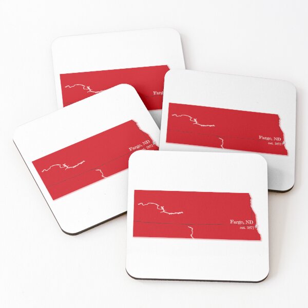 Item preview, Fargo, ND [Red] designed and sold by PhilbonianDezin.