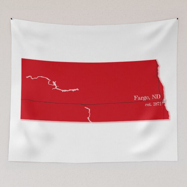 Item preview, Fargo, ND [Red] designed and sold by PhilbonianDezin.