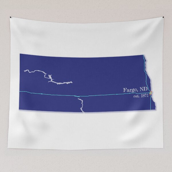 Item preview, Fargo, ND [Blue] designed and sold by PhilbonianDezin.