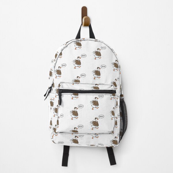 Item preview, Winter Goose Humor – Snowy Bird Wearing Jacket Meme Art designed and sold by Collision19.