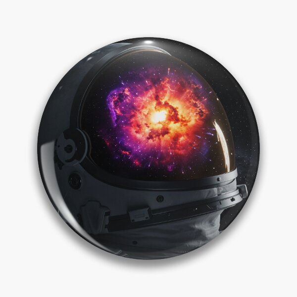 Item preview, Exploding Mind Astronaut – Surreal Space Art designed and sold by Collision19.