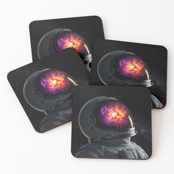 Item preview, Exploding Mind Astronaut – Surreal Space Art designed and sold by Collision19.