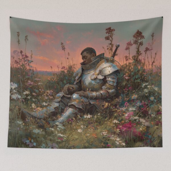 Item preview, Warrior Resting Among Flowers designed and sold by Rtymer.