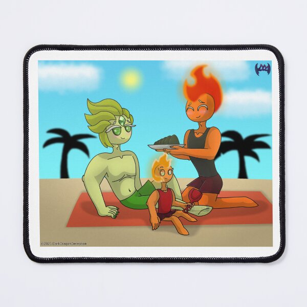 Item preview, FireWind Family Summertime (Cookie Run) designed and sold by DarkDragonDeception - Claudia.