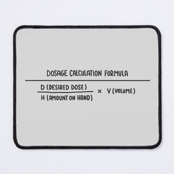 Item preview, Dosage Calculation Formula Black designed and sold by SofiaSava01.
