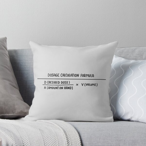 Item preview, Dosage Calculation Formula Black designed and sold by SofiaSava01.