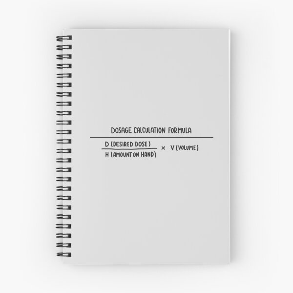 Item preview, Dosage Calculation Formula Black designed and sold by SofiaSava01.