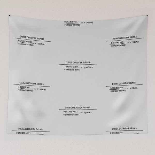 Item preview, Dosage Calculation Formula Black designed and sold by SofiaSava01.