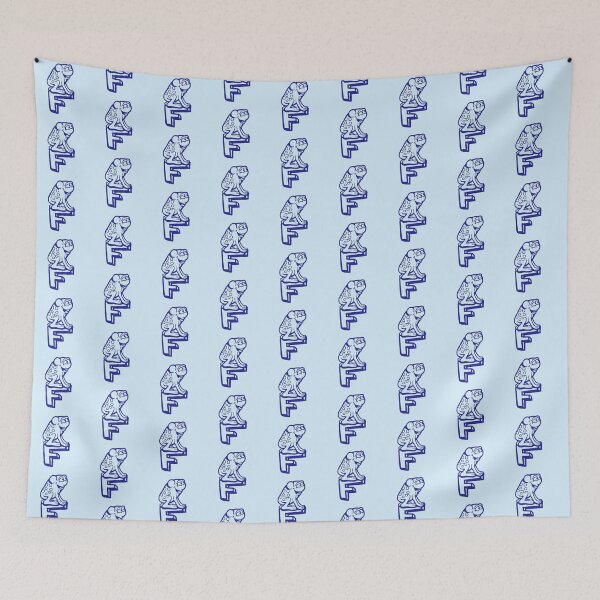 Item preview, Big Letter F Frog First Name Sitting Happy Smile designed and sold by shirt-o-mat.
