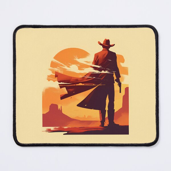 Item preview, Sunset Cowboy – Western Hero Silhouette designed and sold by Windy-market.