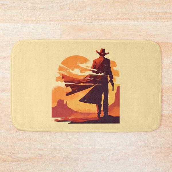 Item preview, Sunset Cowboy – Western Hero Silhouette designed and sold by Windy-market.