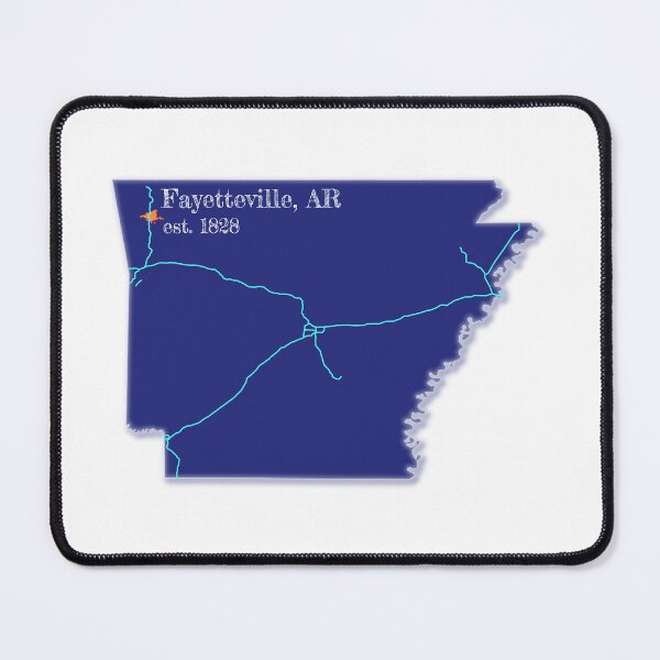 Item preview, Fayetteville, AR [Blue] designed and sold by PhilbonianDezin.