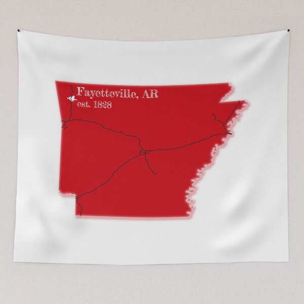 Item preview, Fayetteville, AR [Red] designed and sold by PhilbonianDezin.