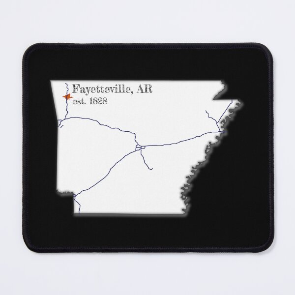 Item preview, Fayetteville, AR [White] designed and sold by PhilbonianDezin.