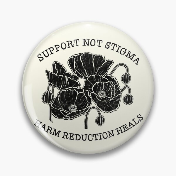 Item preview, Support Not Stigma - Harm Reduction Heals designed and sold by mish-makes.