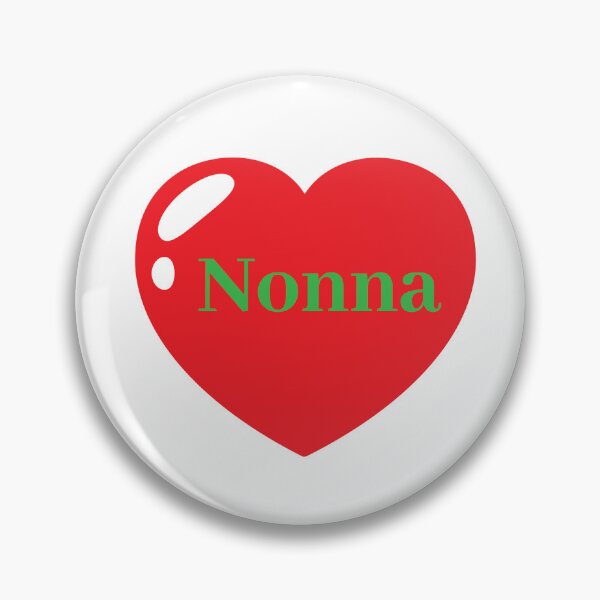 Item preview, Nonna Name with Red Heart  designed and sold by Monika Howarth.